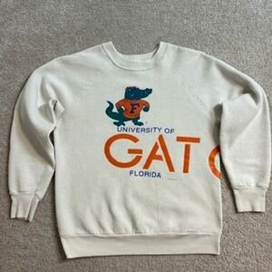 Vintage University of Florida Wrap Around print Gators Sweatshirt Pullover M‎